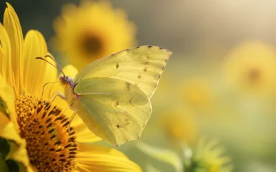 Papillon jaune : signification spirituelle et messages cachés